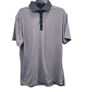 lululemon athletica Gray Polo Shirt with Black Collar